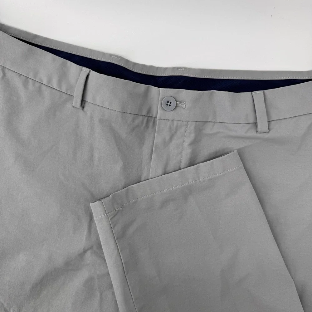 Vineyard Vines On-The-Go Pant Mens 40x32 Grey Stretch Chino Performance 9263